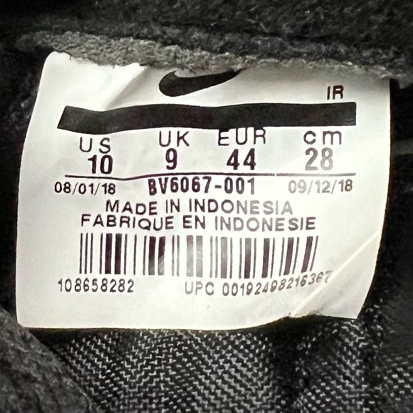 Nike Cortez Basic Floral Shoes • BV6067-001 • Black / Floral • Mens Size 10 - Picture 10 of 10